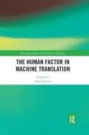 The Human Factor In Machine Translation edito da Taylor & Francis Ltd