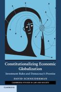 Constitutionalizing Economic Globalization di David Schneiderman edito da Cambridge University Press