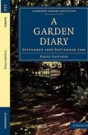 A Garden Diary di Emily Lawless edito da Cambridge University Press