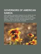 Governors Of American Samoa: Uriel Sebre di Books Llc edito da Books LLC, Wiki Series