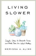 Living Slower: Simple Ideas to Eliminate Excess and Make Time for What Matters di Merissa A. Alink edito da BAKER BOOKS