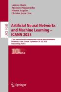 Artificial Neural Networks and Machine Learning ¿ ICANN 2023 edito da Springer Nature Switzerland