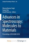 Advances In Spectroscopy edito da Springer Nature B.V.