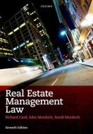 Real Estate Management Law di Richard Card, John Murdoch, Sandi Murdoch edito da Oxford University Press