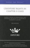 Creditors' Rights in Chapter 11 Cases: Leading Lawyers on Representing and Enforcing the Rights of Creditors in Bankruptcy Matters di Peter C. Blain, Amanda Gibbs Nash, Jennifer B. Herzog edito da Aspatore Books