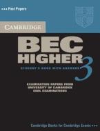 Cambridge Bec Higher 3 Self Study Pack edito da Cambridge University Press
