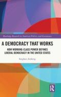 A Democracy That Works di Stephen Amberg edito da Taylor & Francis Ltd