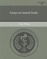 This Is Not Available 048733 di Ying Wang edito da Proquest, Umi Dissertation Publishing