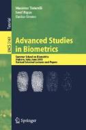 Advanced Studies in Biometrics edito da Springer Berlin Heidelberg