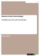 Verfahrensrecht und Geschichte di Maurício Ferrão Pereira Borges edito da GRIN Publishing