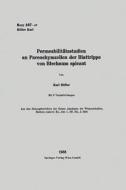 Permeabilitätsstudien an Parenchymzellen der Blattrippe von Blechnum spicant di Karl Höfler edito da Springer Berlin Heidelberg