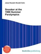 Snooker At The 1988 Summer Paralympics edito da Book On Demand Ltd.