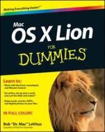 Mac Os X Lion For Dummies di Bob LeVitus edito da John Wiley & Sons Inc