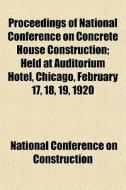 Proceedings Of National Conference On Co di Nation Construction edito da General Books