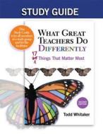 Study Guide: What Great Teachers Do Differently di Todd Whitaker edito da Taylor & Francis Ltd