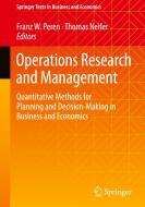 Operations Research and Management edito da Springer Nature Switzerland