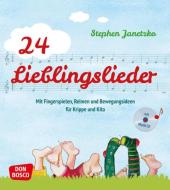 24 Lieblingslieder, Liederbuch, m. Audio-CD di Stephen Janetzko edito da Don Bosco Medien GmbH