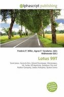 Lotus 99t edito da Vdm Publishing House