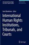 International Human Rights Institutions, Tribunals, and Courts edito da Springer-Verlag GmbH