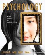 Psychology: From Inquiry to Understanding di Scott O. Lilienfeld, Steven Jay Lynn, Laura L. Namy edito da Prentice Hall