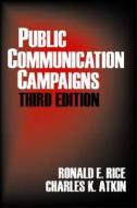 Public Communication Campaigns edito da Sage Publications Ltd