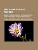 Philippine Literary Awards: Palanca Awar di Books Llc edito da Books LLC, Wiki Series