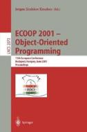 ECOOP 2001 - Object-Oriented Programming di Jorgen Lindskov Knudsen edito da Springer Berlin Heidelberg