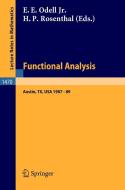 Functional Analysis edito da Springer Berlin Heidelberg