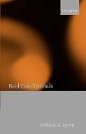 Real Conditionals di William G. Lycan edito da OXFORD UNIV PR