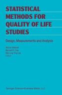 Statistical Methods for Quality of Life Studies edito da Springer US