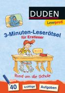 Leseprofi - 3-Minuten-Leserätsel für Erstleser: Rund um die Schule di Susanna Moll edito da FISCHER Duden