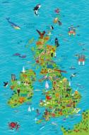 Children's Wall Map Of The United Kingdom And Ireland di Collins Maps edito da Harpercollins Publishers