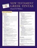 New Testament Greek Syntax Laminated Sheet di MR Daniel B Wallace edito da Zondervan