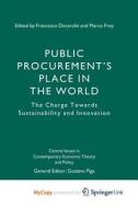 Public Procurement's Place In The World edito da Springer Nature B.V.