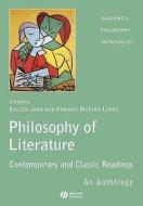 Philosophy Literature di John, Lopes edito da John Wiley & Sons