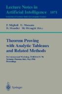 Theorem Proving with Analytic Tableaux and Related Methods edito da Springer Berlin Heidelberg