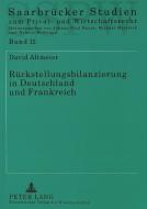 Rückstellungsbilanzierung in Deutschland und Frankreich di David Altmeier edito da Lang, Peter GmbH