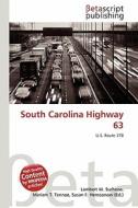 South Carolina Highway 63 edito da Betascript Publishing
