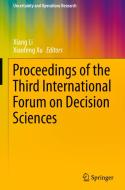 Proceedings of the Third International Forum on Decision Sciences edito da SPRINGER NATURE
