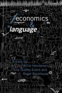 Economics and Language di Roger E. Backhouse edito da Routledge