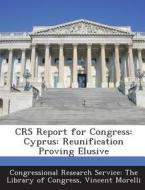 Crs Report For Congress di Vincent Morelli edito da Bibliogov