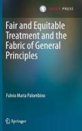 Fair and Equitable Treatment and the Fabric of General Principles di Fulvio Maria Palombino edito da Springer-Verlag GmbH