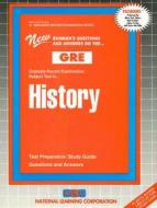 GRE History di National Learning Corporation edito da National Learning Corp