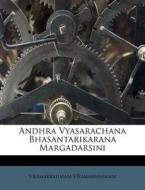 Andhra Vyasarachana Bhasantarikarana Mar di Vramab Vramabrahmam edito da Nabu Press