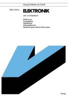 Elektronik di Dieter Zastrow edito da Springer Fachmedien Wiesbaden