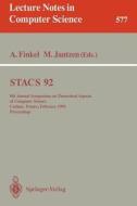 STACS 92 edito da Springer Berlin Heidelberg