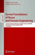 Formal Foundations of Reuse and Domain Engineering edito da Springer-Verlag GmbH