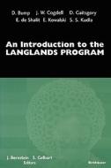 An Introduction to the Langlands Program edito da Birkhauser Boston Inc