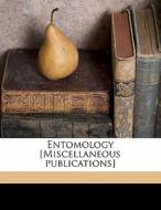 Entomology [miscellaneous Publications] di Anonymous edito da Nabu Press