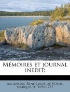 M Moires Et Journal Inedit; edito da Nabu Press